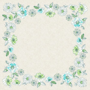 Fata de masa non-textila 84X84 Jardin