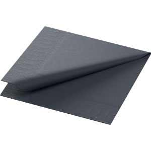 Șervețele 24X24cm Black, 180buc