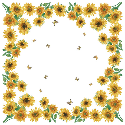 Fata de masa non-textila Dunicel 84X84CM Sunshine Bloom