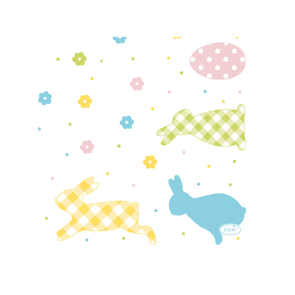 Șervețele 3-ply 24X24cm Bunnies & Eggs, 20buc