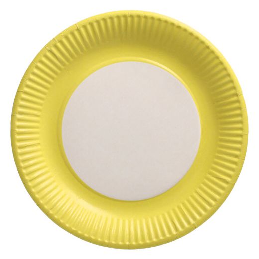 Farfurii din hartie 23CM Galbene,20buc