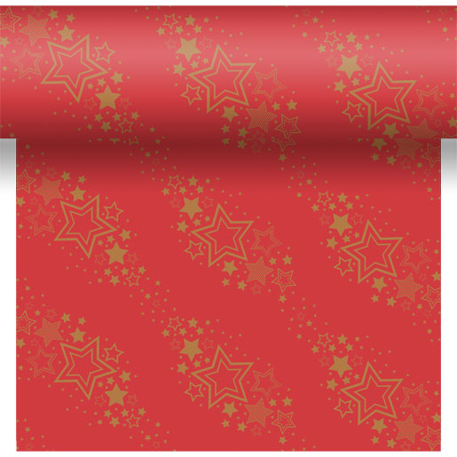Traversa non-textila Dunicel 0,4X4,8  Holiday star red