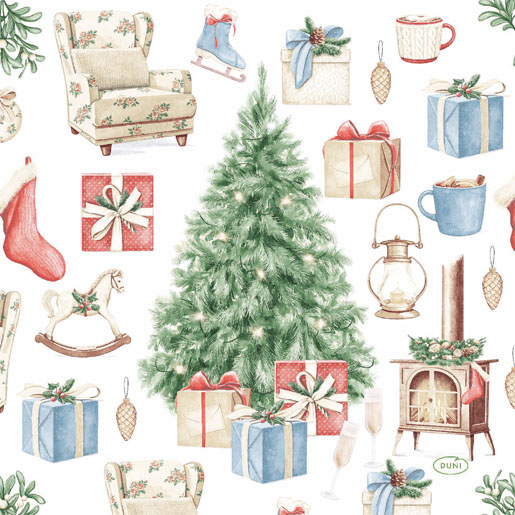 Șervețele 3-ply 33X33cm TREE AND GIFTS, 20buc