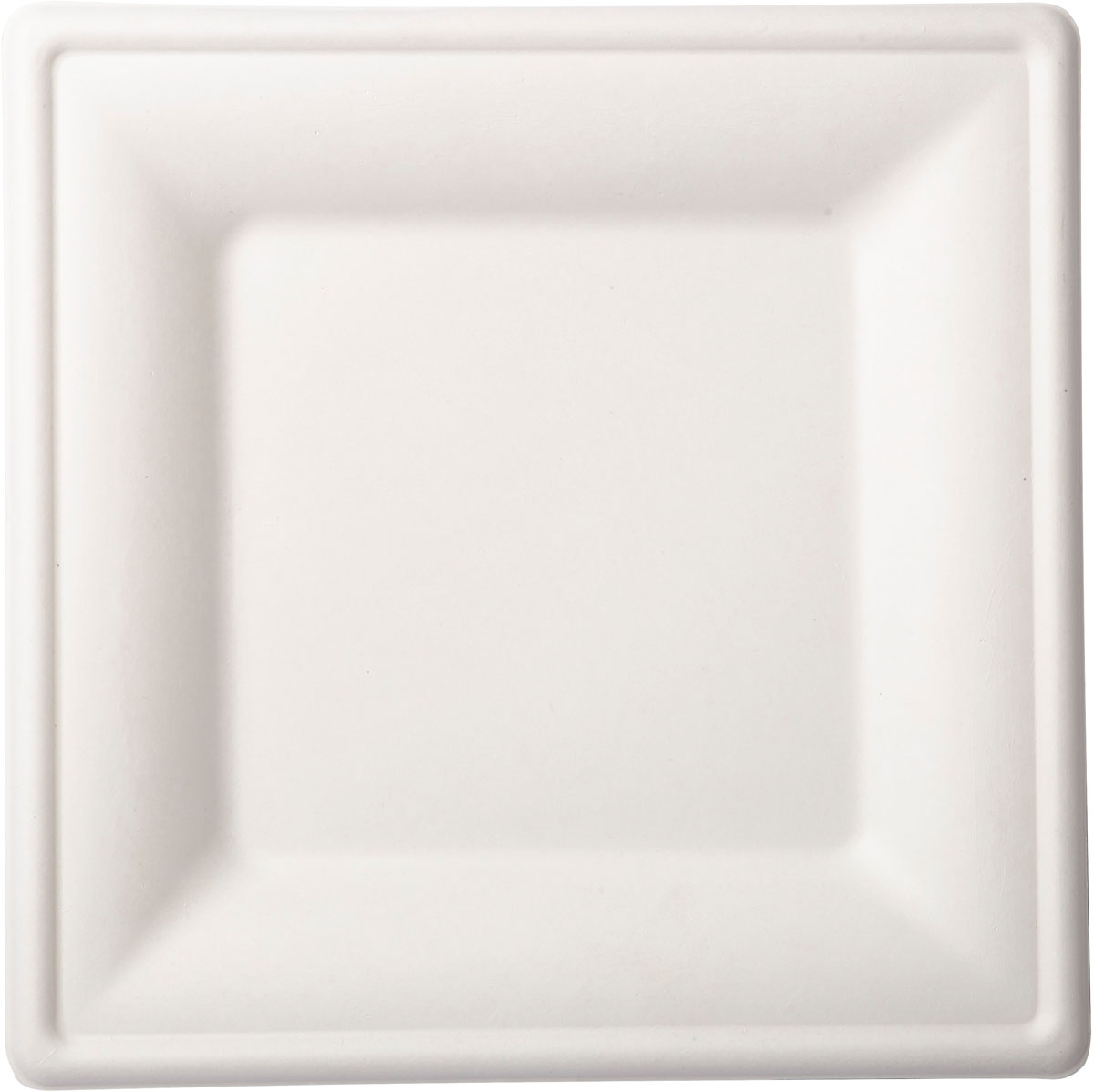 Farfurii din hartie pătrate 26X26CM Albe,10 buc
