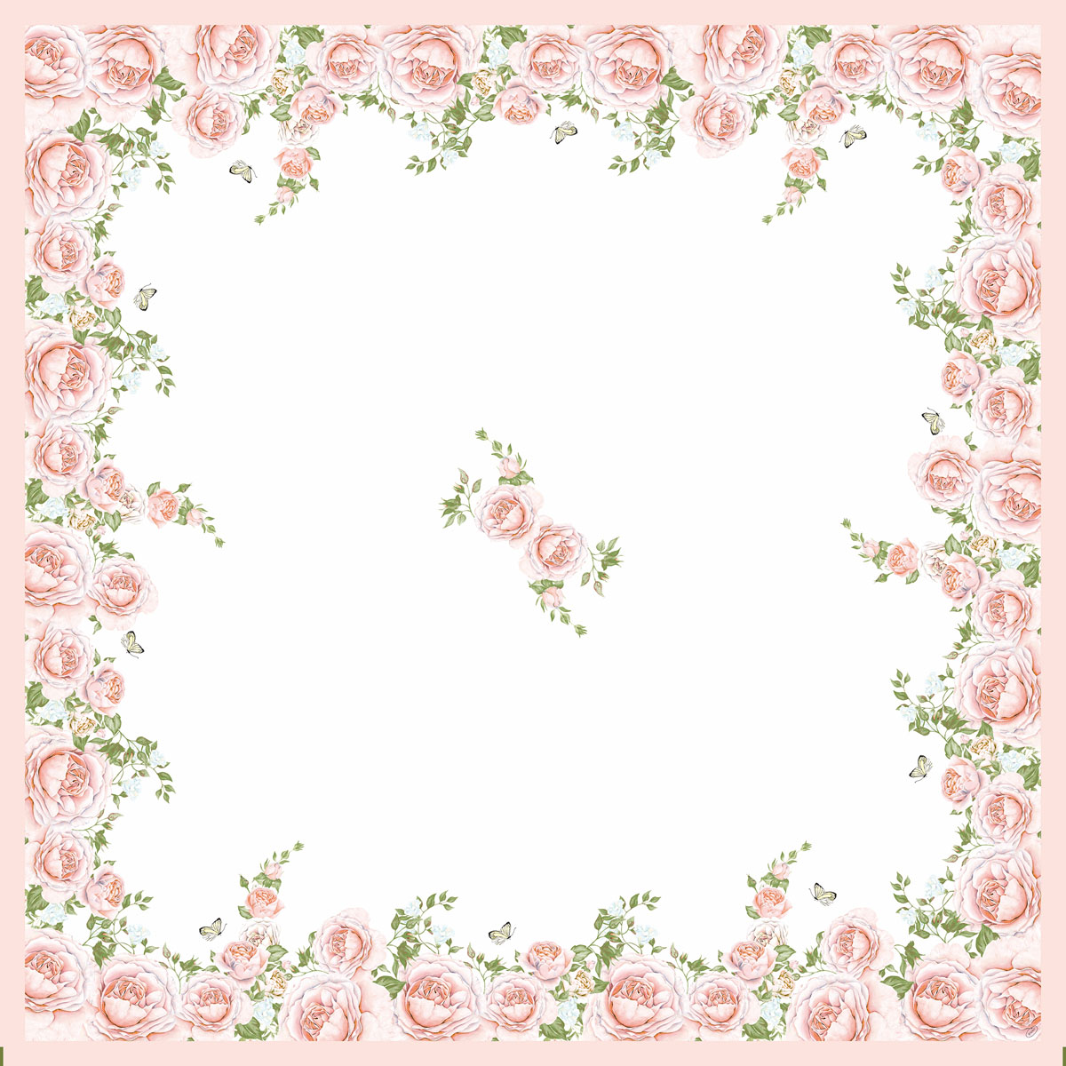 Fata de masa non-textila 84X84CM Rose Glory