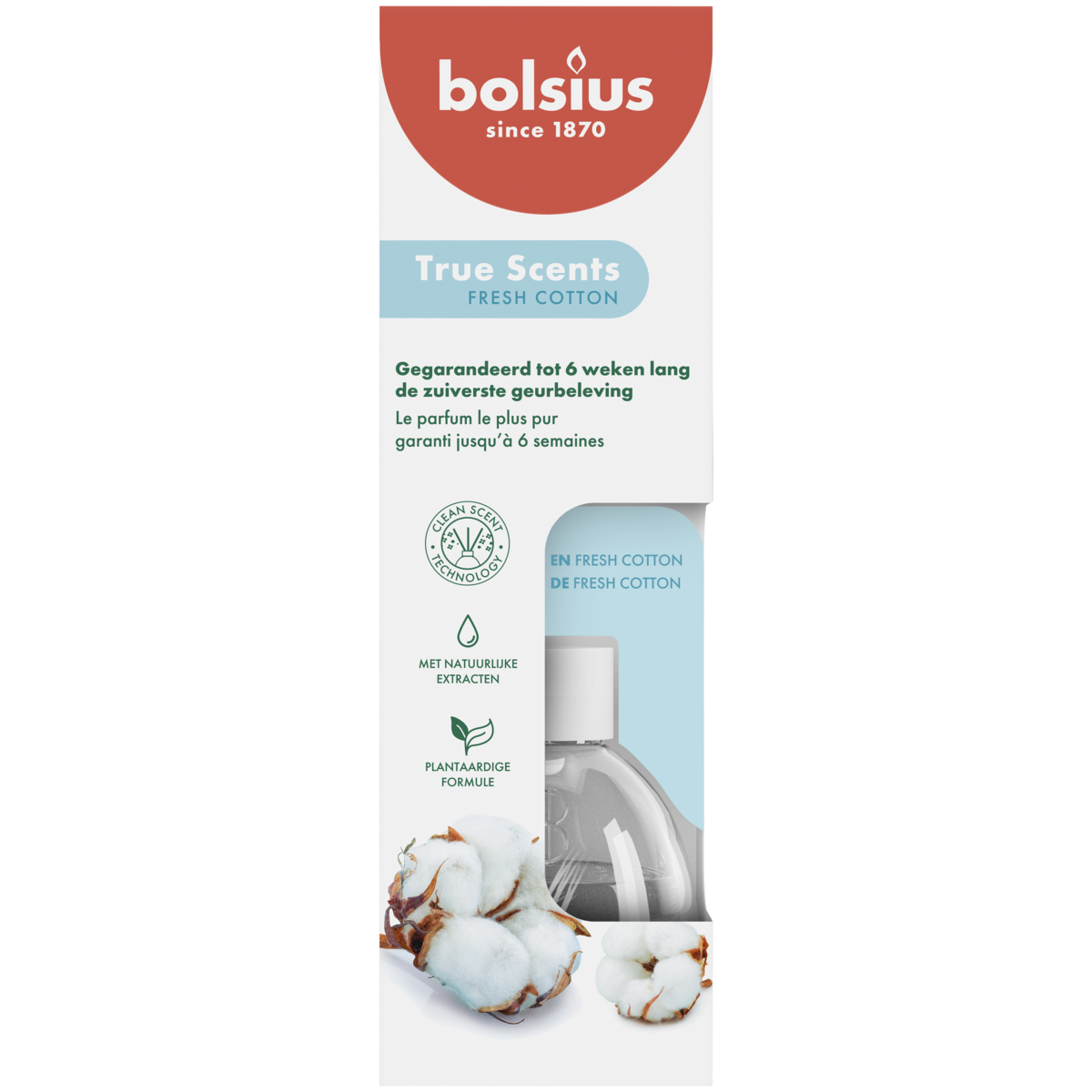 Odorizant (difuzor cu betisoare), fresh cotton 60ml