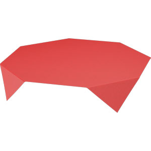 Fata de masa non-textila Dunisilk 84X84 Linnea red