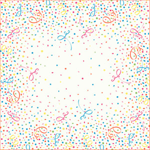 Fata de masa non-textila 84X84CM Confetti