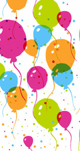 Fata de masa non-textila 120X180 Balloons