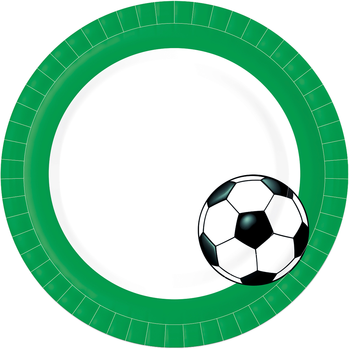 Farfurii din hartie 22CM Dream fotbal, 10buc