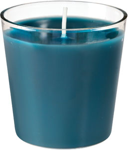 Lumanare in pahar 65X65 Ocean teal