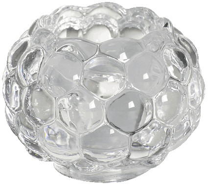 Suport din sticla pt lumanare 2 in 1 Bubble