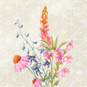 Șervețele 3-ply 33X33cm Floret, 50buc