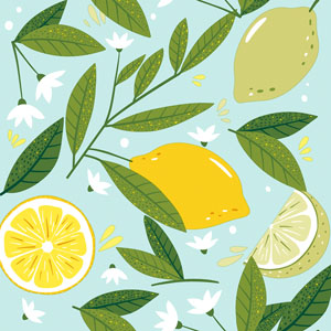 Șervețele 3-ply 33X33cm Lemon tree, 20buc
