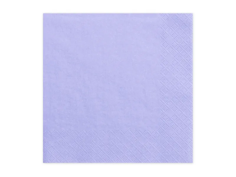 Șervețele 3-ply 33X33cm Lilac, 20Buc