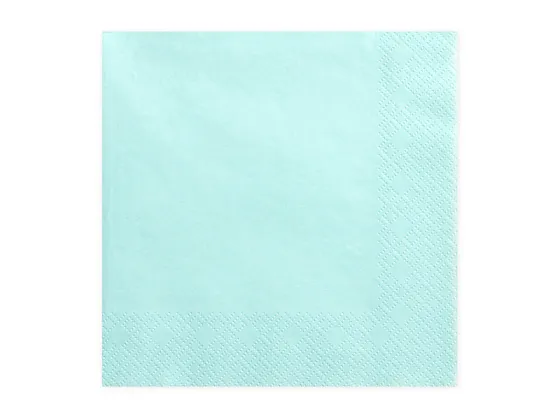 Șervețele 3-ply 33X33cm Turcoaz, 20buc