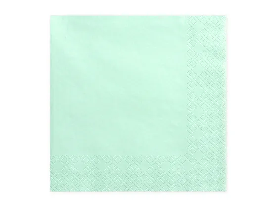 Șervețele 3-ply 33X33cm Mint, 20buc