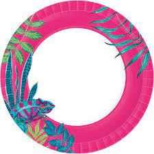 Farfurii din hartie 22CM Chameleon, 10buc