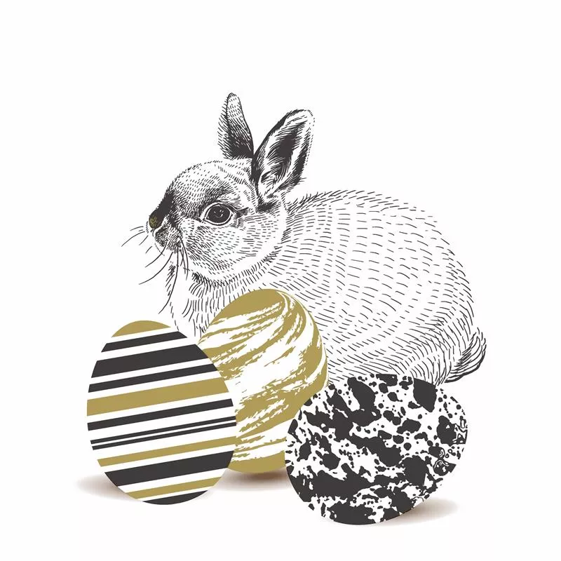 Șervețele 3-ply 33X33cm Marble eggs, 20buc