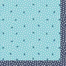 Șervețele 3-ply 24X24cm Rice blue, 20buc