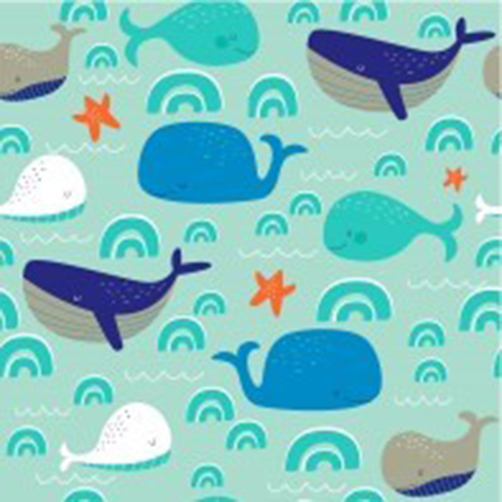Șervețele 3-ply 33X33cm Whales, 20buc