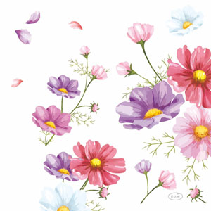 Șervețele 3-ply 33X33cm Blooms, 20buc