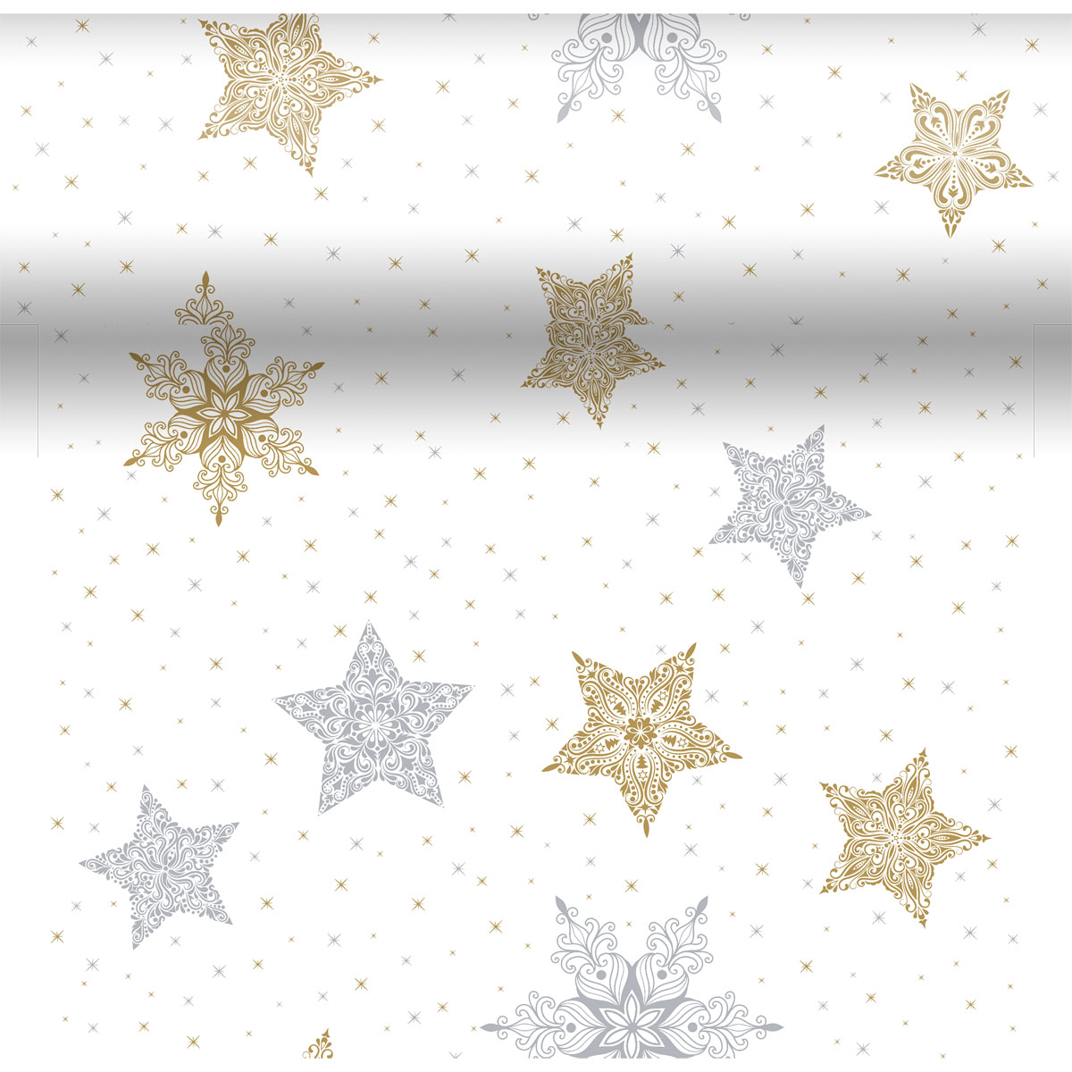 Traversa non-textila Dunicel 0,4X4,8 SNOWSTARS WHITE