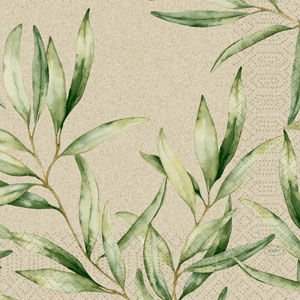 Șervețele 3-ply 33X33cm Foliage, 50buc