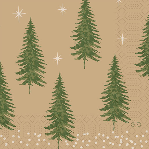 Șervețele 3-ply 33X33cm Humble trees, 50buc